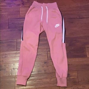 pink nike sweats
